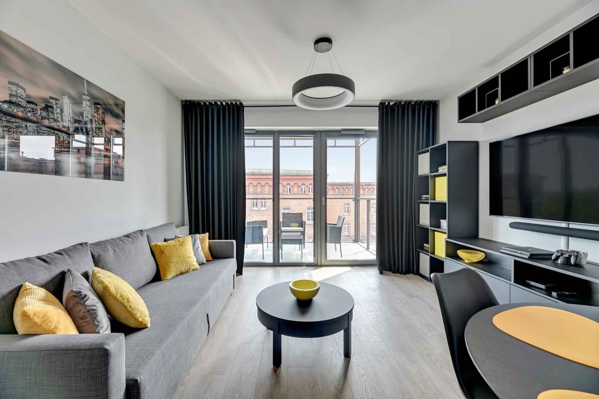 Scala City Center Apartments & Studios By Lion Apartments 格但斯克 外观 照片